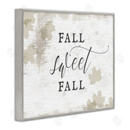 Stupell Studio | Fall Sweet Fall Autumn Leaves