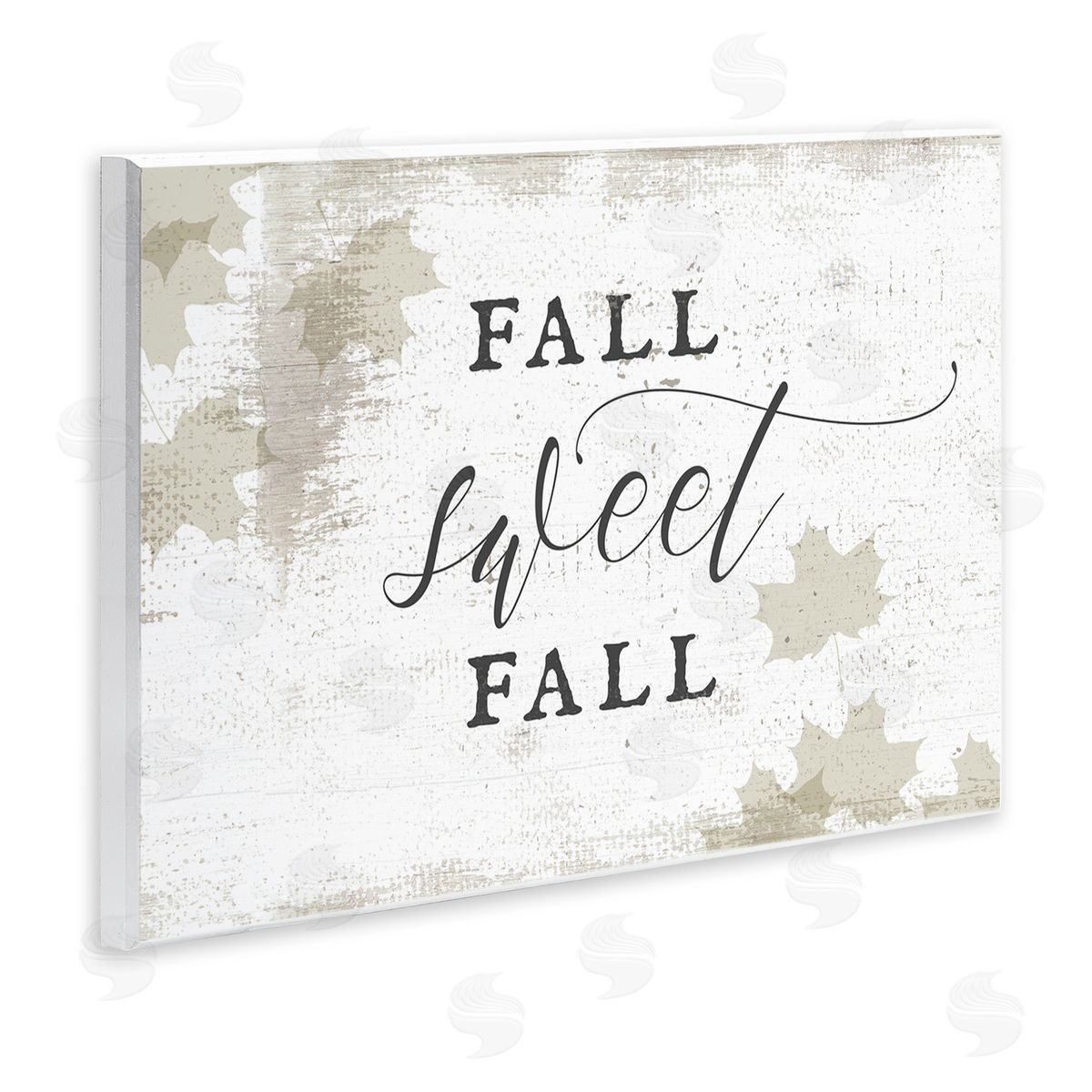 Stupell Studio Fall Sweet Fall Autumn Leaves Wall Plaque Art