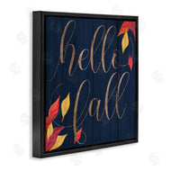 Stupell Studio | Hello Fall with Autumn Foliage