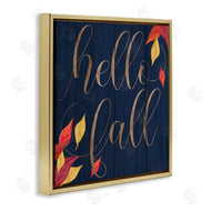 Stupell Studio | Hello Fall with Autumn Foliage