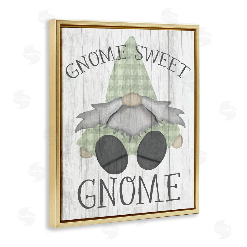 Stupell Studio | Gnome Sweet Gnome Garden Pun