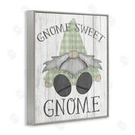 Stupell Studio | Gnome Sweet Gnome Garden Pun