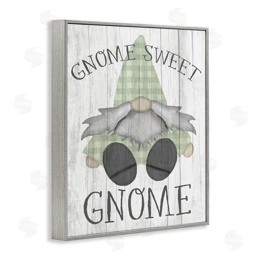 Stupell Studio | Gnome Sweet Gnome Garden Pun