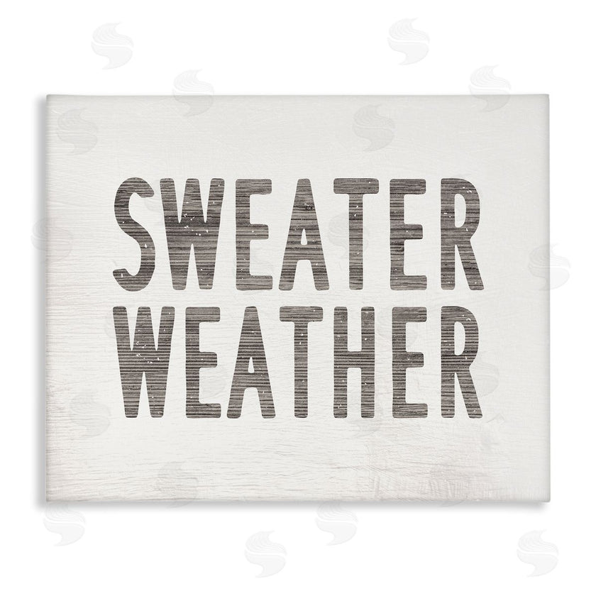 Stupell Studio | Minimal Sweater Weather Text