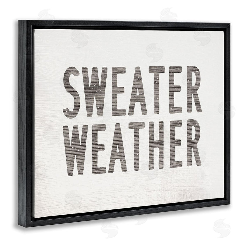 Stupell Studio | Minimal Sweater Weather Text