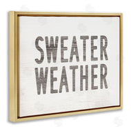 Stupell Studio | Minimal Sweater Weather Text