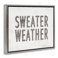 Stupell Studio | Minimal Sweater Weather Text