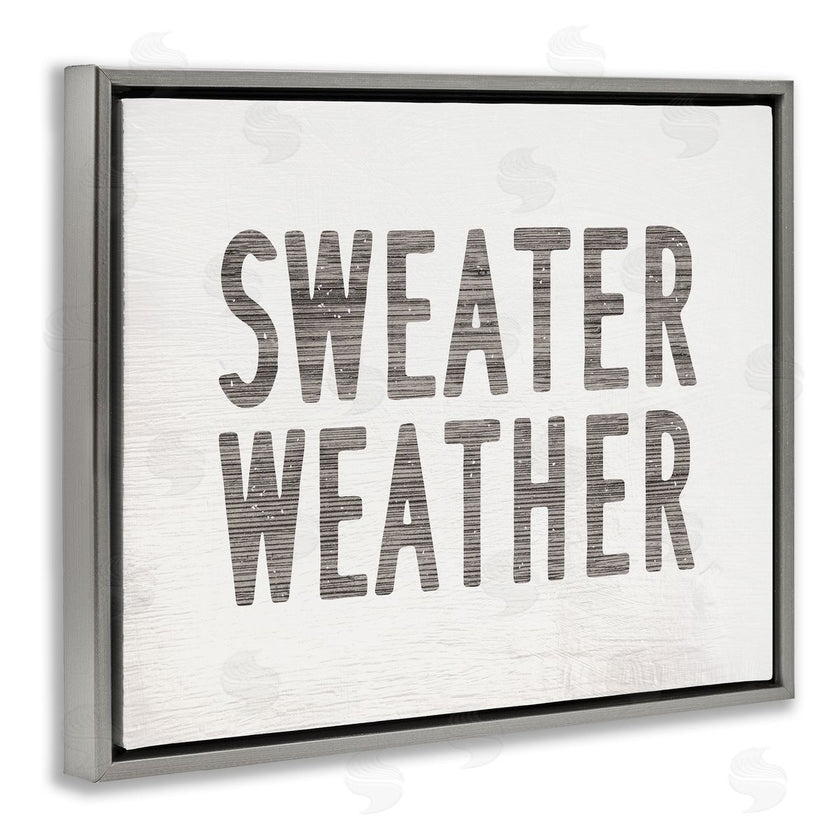 Stupell Studio | Minimal Sweater Weather Text