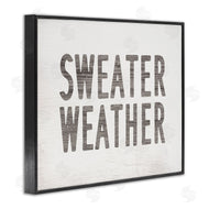 Stupell Studio | Minimal Sweater Weather Text