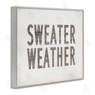 Stupell Studio | Minimal Sweater Weather Text
