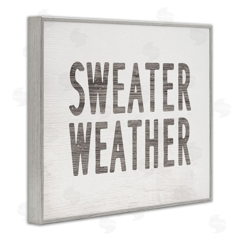 Stupell Studio | Minimal Sweater Weather Text