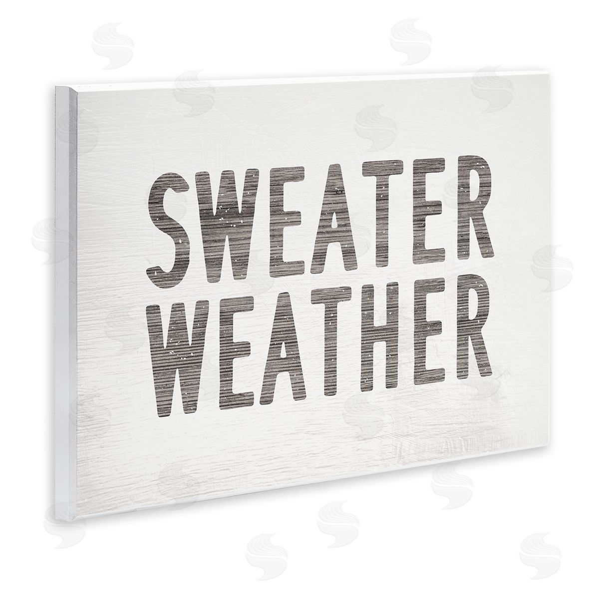 Stupell Studio Minimal Sweater Weather Text Wall Plaque Art