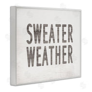 Stupell Studio | Minimal Sweater Weather Text