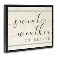 Stupell Studio | Sweater Weather is Better Bistro Stripe