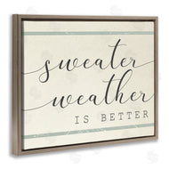 Stupell Studio | Sweater Weather is Better Bistro Stripe