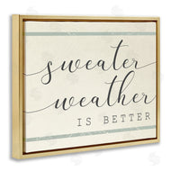 Stupell Studio | Sweater Weather is Better Bistro Stripe