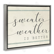Stupell Studio | Sweater Weather is Better Bistro Stripe