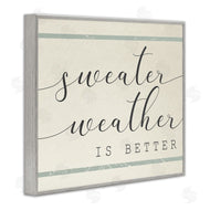 Stupell Studio | Sweater Weather is Better Bistro Stripe