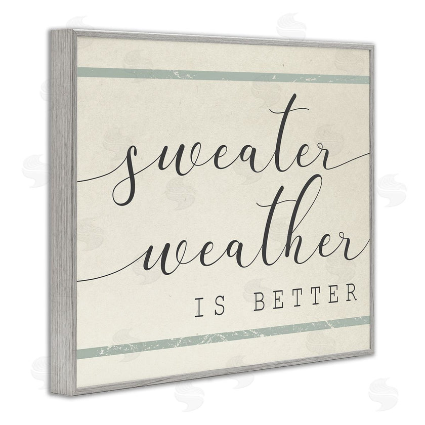 Stupell Studio | Sweater Weather is Better Bistro Stripe