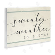 Stupell Studio | Sweater Weather is Better Bistro Stripe
