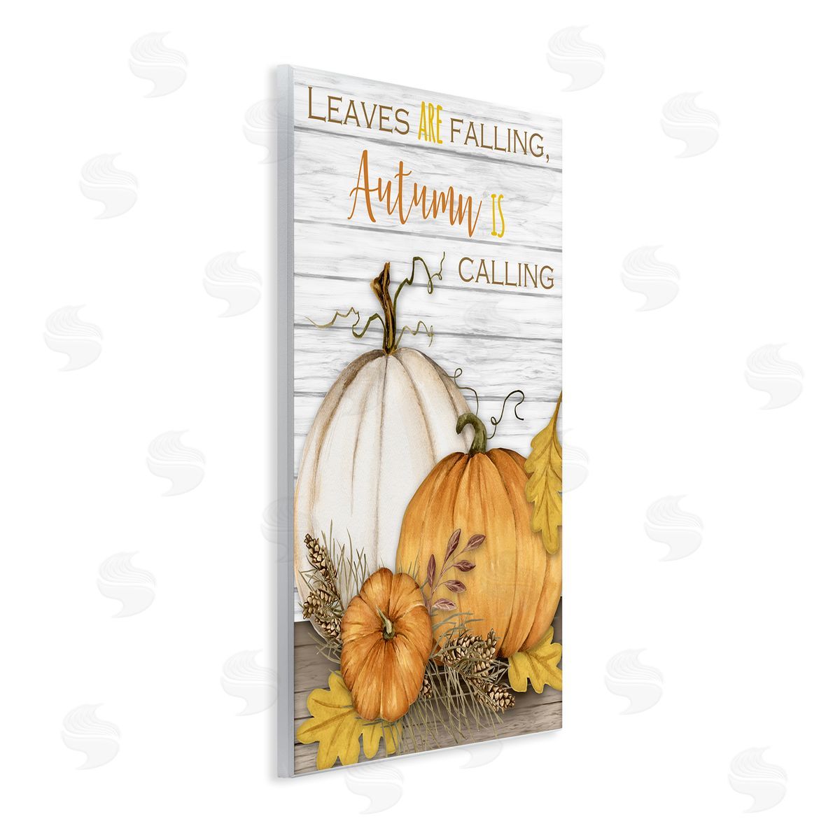 Gail Green Licensing and Design Limited Leaves Falling Autumn Calling Farm Harvest Wall Plaque Art