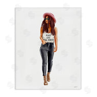 Ziwei Li | Girl Power Fashionista Standing Pose