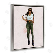 Ziwei Li | Fight Like A Girl Glam Pose