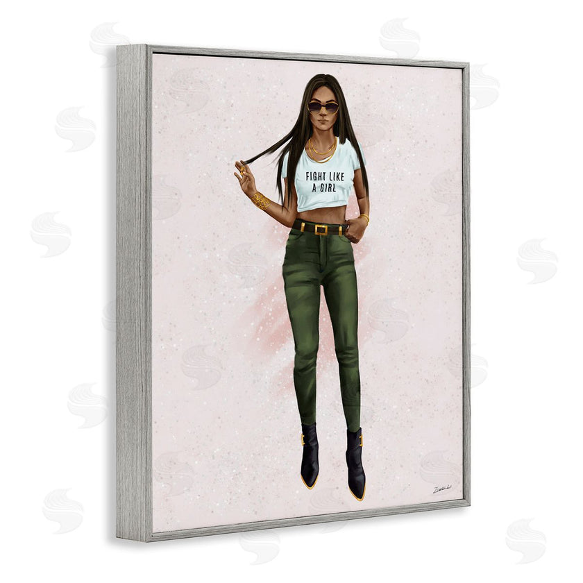 Ziwei Li | Fight Like A Girl Glam Pose