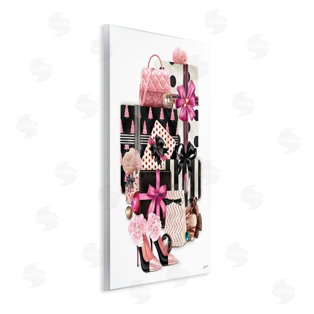 Ziwei Li Fashionista Christmas Gifts Glam Style Wall Plaque Art