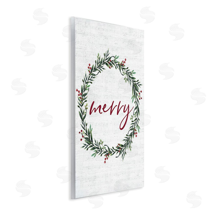 Lettered and Lined | Red Merry Country Holiday Wreath