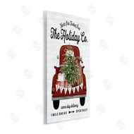 Lettered and Lined | Red Holiday Truck Fir Tree