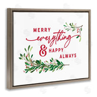 Lettered and Lined | Merry Everything Happy Always Holiday Phrase