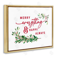 Lettered and Lined | Merry Everything Happy Always Holiday Phrase