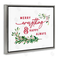 Lettered and Lined | Merry Everything Happy Always Holiday Phrase