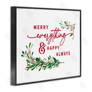 Lettered and Lined | Merry Everything Happy Always Holiday Phrase