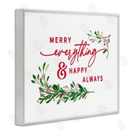 Lettered and Lined | Merry Everything Happy Always Holiday Phrase