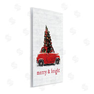 Lettered and Lined | Merry and Bright Vintage Christmas Car