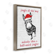 Lettered and Lined | Jingle All the Way Christmas Donkey