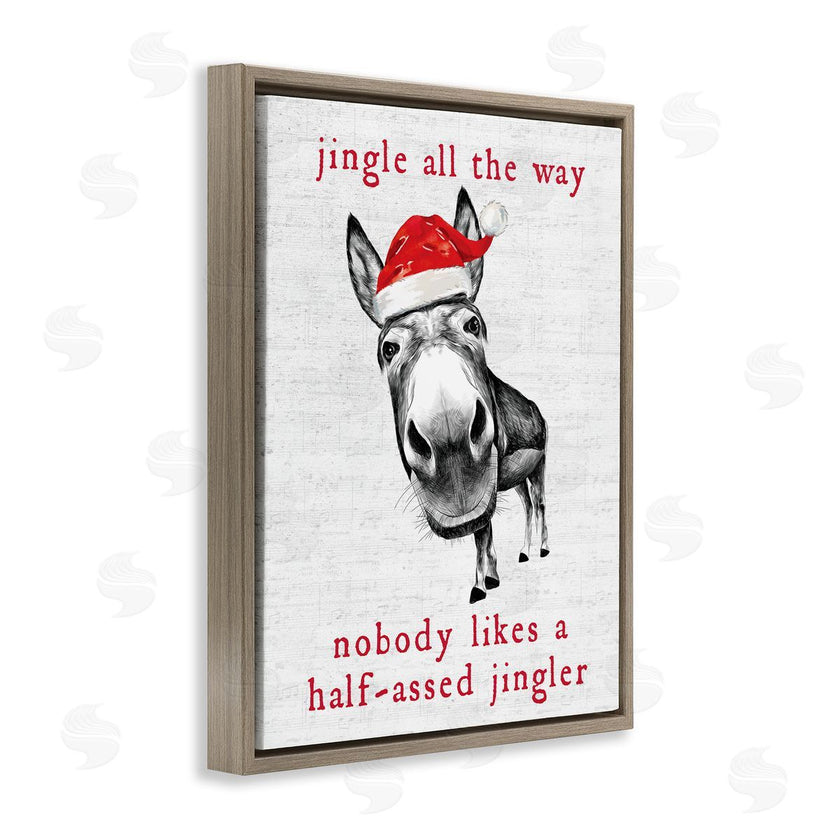 Lettered and Lined | Jingle All the Way Christmas Donkey