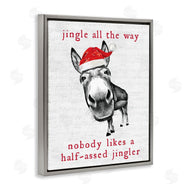 Lettered and Lined | Jingle All the Way Christmas Donkey