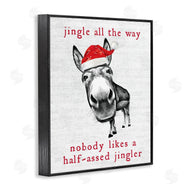 Lettered and Lined | Jingle All the Way Christmas Donkey
