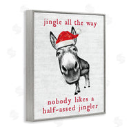 Lettered and Lined | Jingle All the Way Christmas Donkey