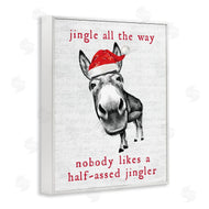 Lettered and Lined | Jingle All the Way Christmas Donkey