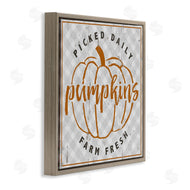 Jessica Mundo | Farm Picked Pumpkins Autumn Plaid