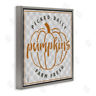 Jessica Mundo | Farm Picked Pumpkins Autumn Plaid