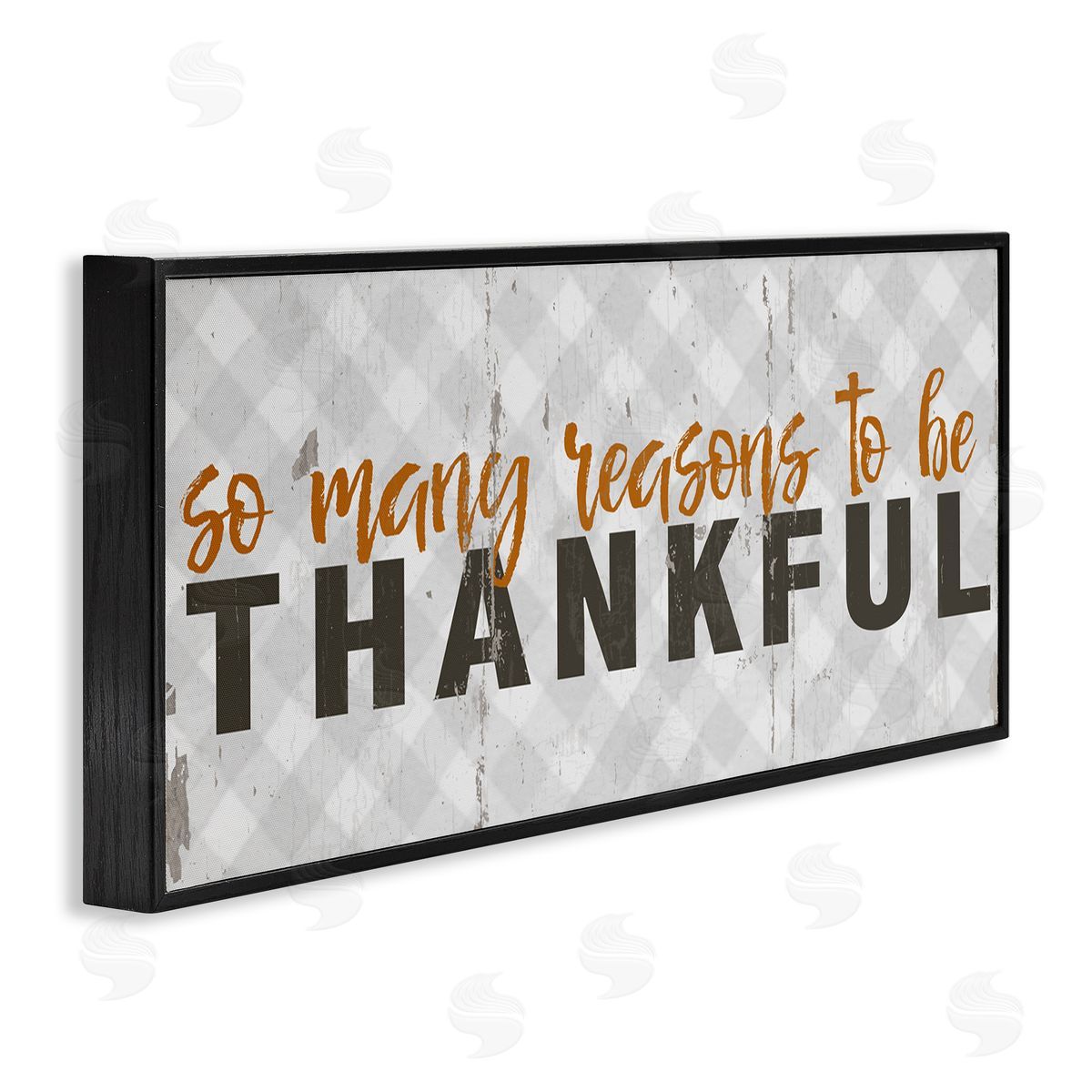 Jessica Mundo Reasons to be Thankful Autumn Charm Black Framed Giclee Wall Art