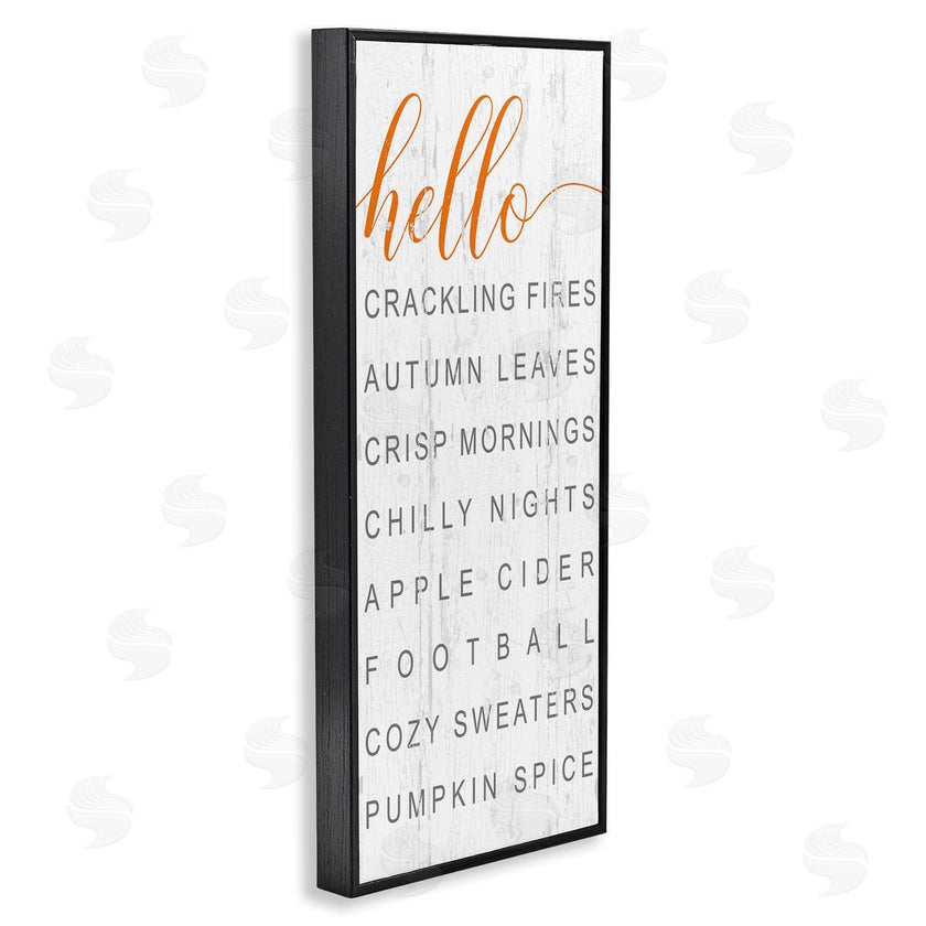 Jessica Mundo | Hello Fall Favorites Phrases
