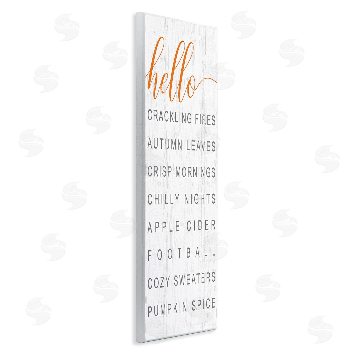 Hello Fall Favorites Phrases Wood Plaque Wall Art, Home Decor by Jessica Mundo