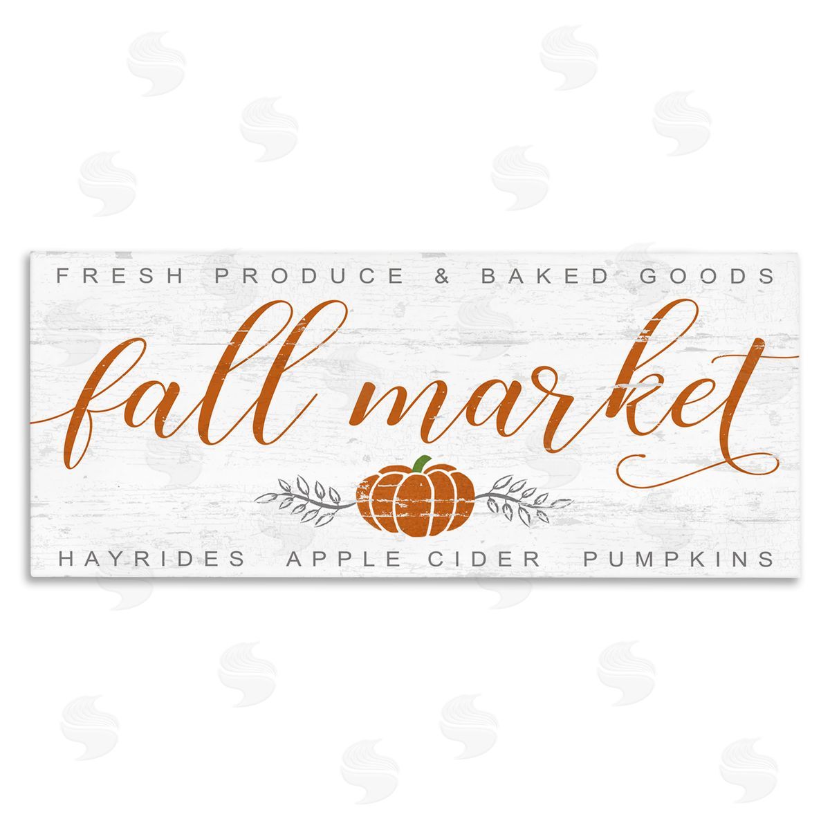 Charming Fall Market Sign Canvas Wall Art, Home Decor by Jessica Mundo