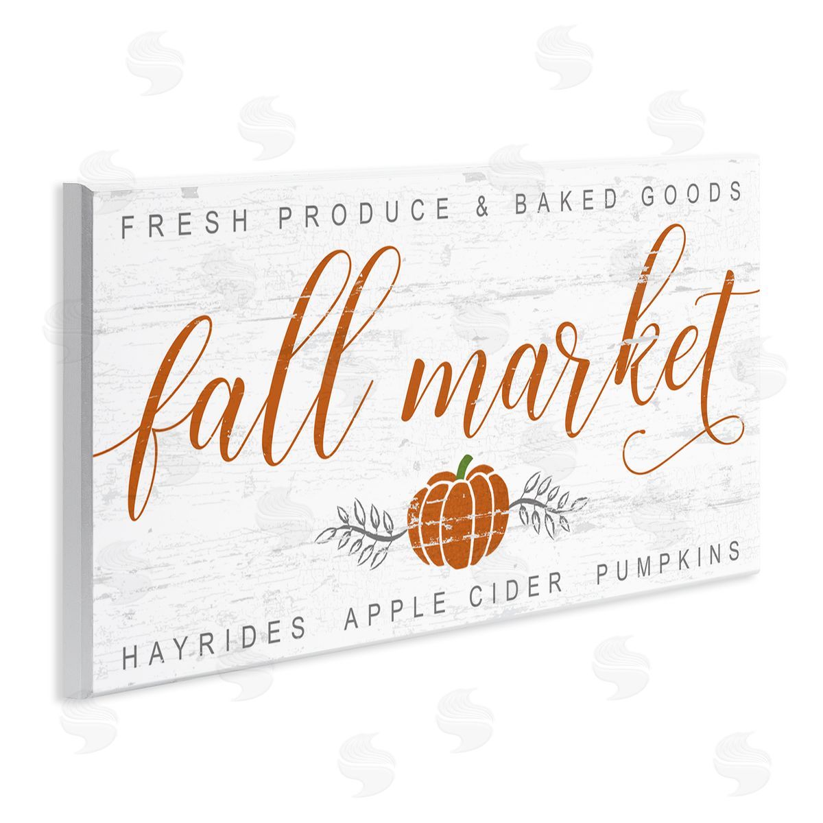 Charming Fall Market Sign Wood Plaque Wall Art, Home Decor by Jessica Mundo